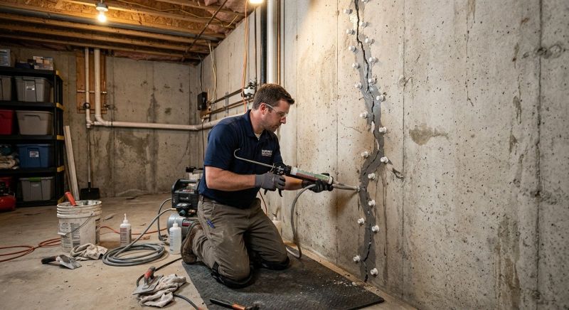 Basement Crack Repair in Gainesville, VA