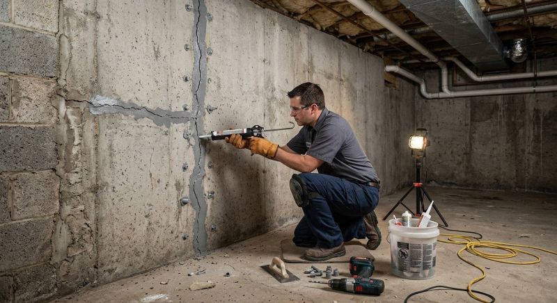 Basement Crack Repair in Gainesville, VA