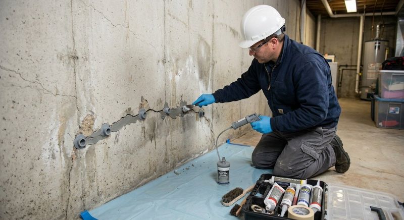 Basement Crack Repair in Gainesville, VA