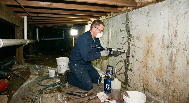 Basement Foundation Repair in Centreville, VA