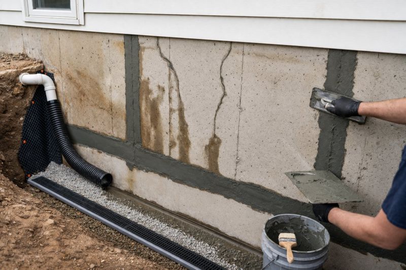 Basement Foundation Repair in Marshall, VA