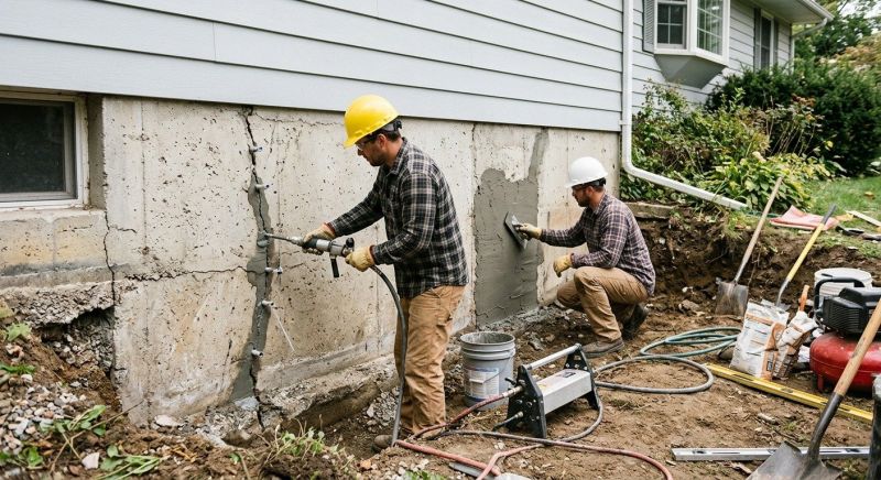 Basement Foundation Repair in Reston, VA