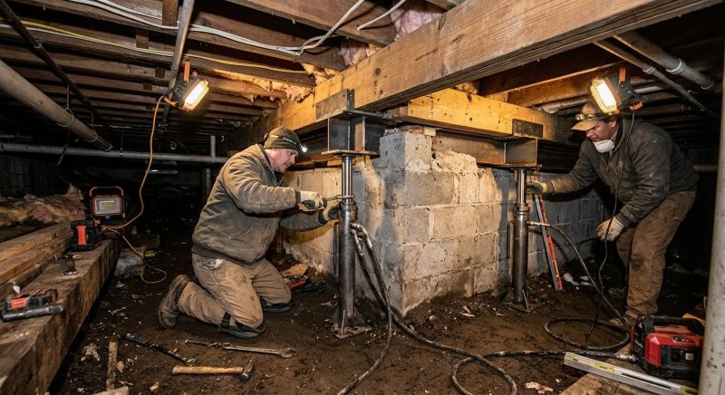 Basement Foundation Repair in Reston, VA