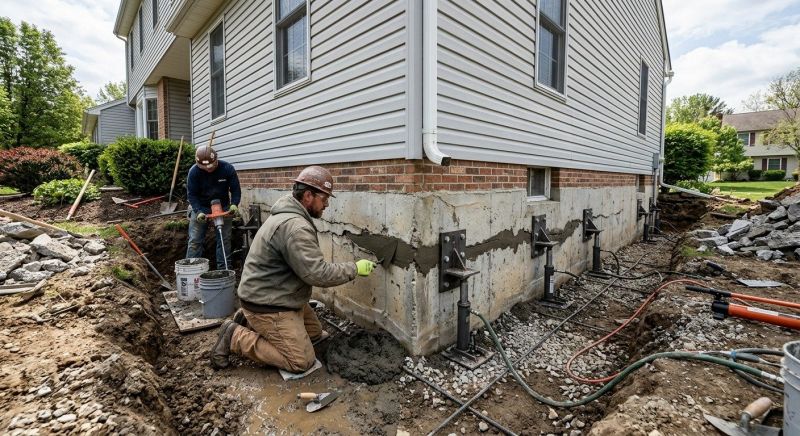 Basement Foundation Repair in Triangle, VA