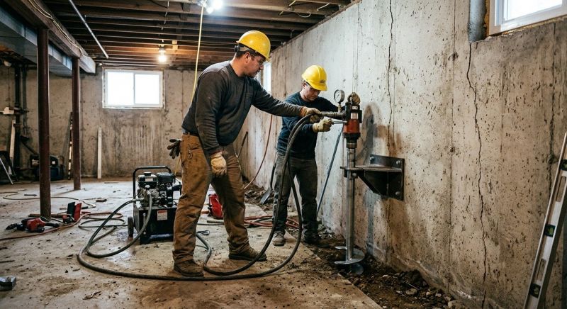 Basement Stabilization in Gainesville, VA