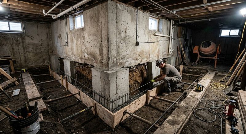 Basement Underpinning in Gainesville, VA