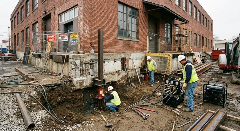 Building Foundation Repair in Hamilton, VA
