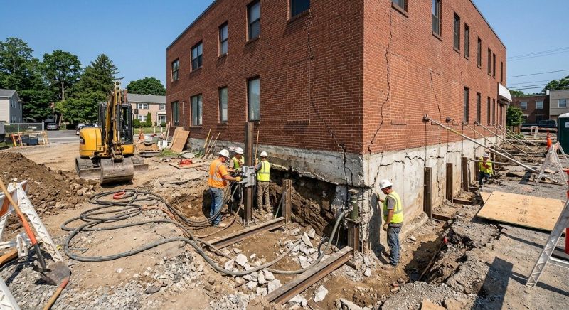 Building Foundation Repair in Middleburg, VA