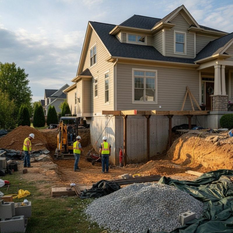 Building Foundation Repair in Middleburg, VA