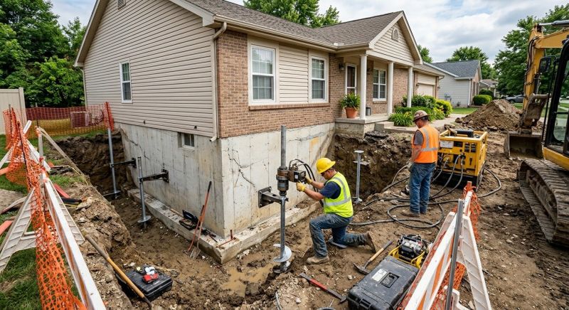 Building Foundation Repair in Reston, VA