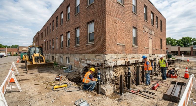 Commercial Foundation Repair in Gainesville, VA