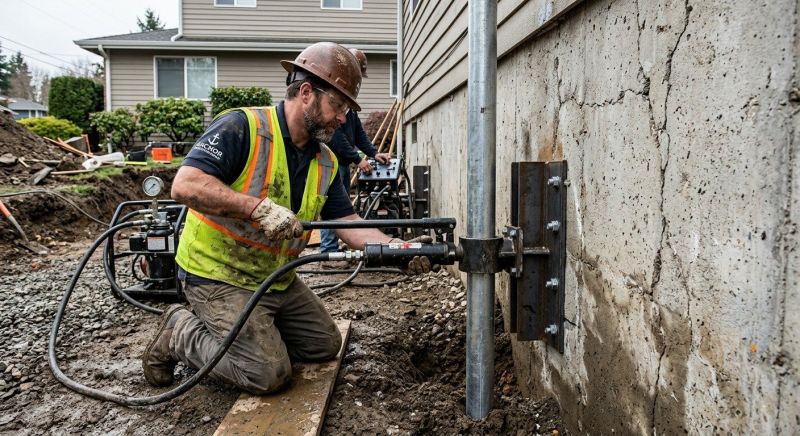 Concrete Foundation Leveling in Hamilton, VA