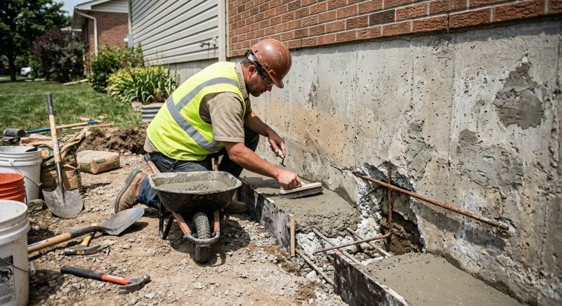 Concrete Foundation Repair in Hamilton, VA