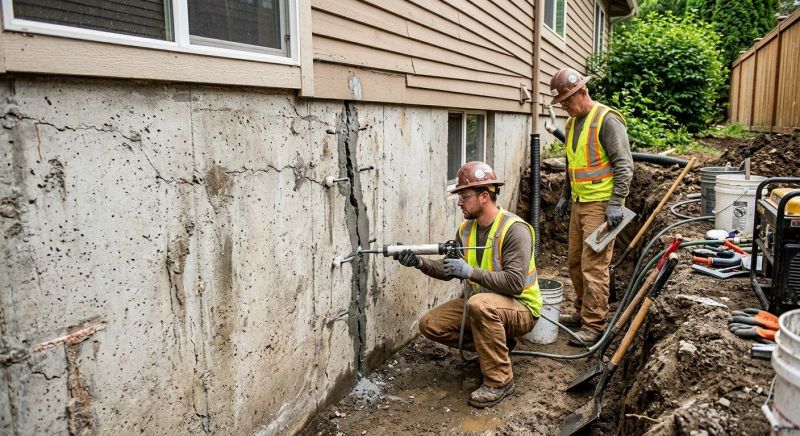 Cracked Foundation Repair in Brandy Station, VA