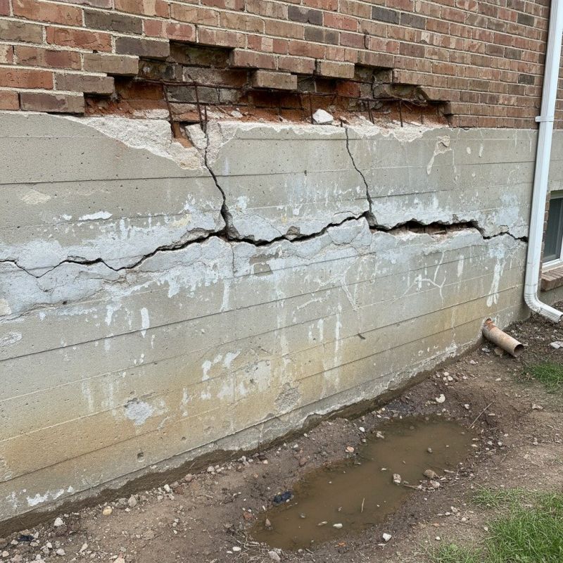 Cracked Foundation Repair in Springfield, VA