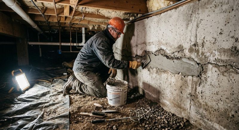 Crawlspace Foundation Repair in Aldie, VA
