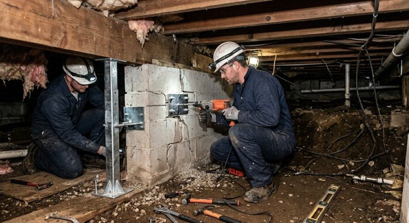 Crawlspace Foundation Repair in Hamilton, VA