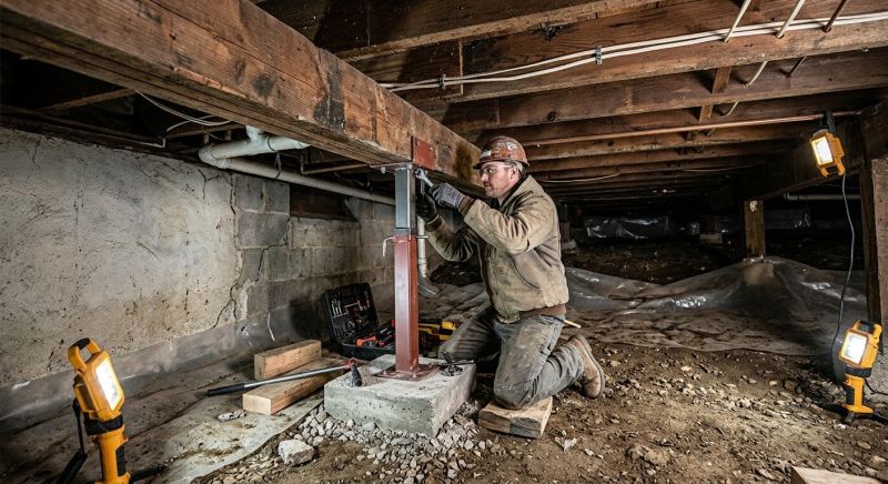 Crawlspace Foundation Repair in Woodbridge, VA