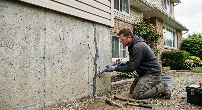 Foundation Crack Sealing in Gainesville, VA