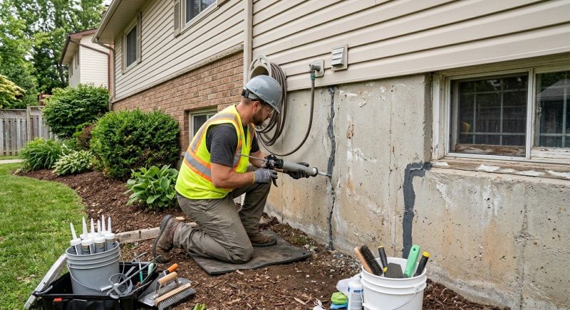 Foundation Crack Sealing in Gainesville, VA