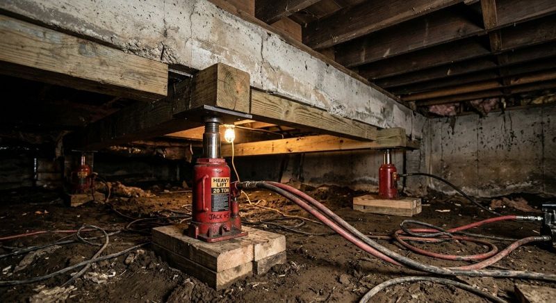 Foundation Jacking in Ashburn, VA
