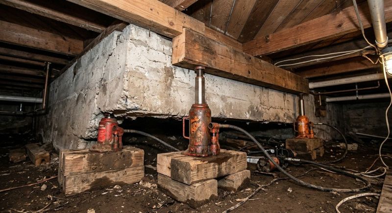 Foundation Jacking in Bluemont, VA