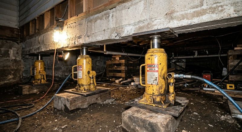 Foundation Jacking in Centreville, VA