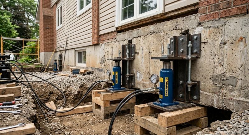 Foundation Jacking in Chantilly, VA