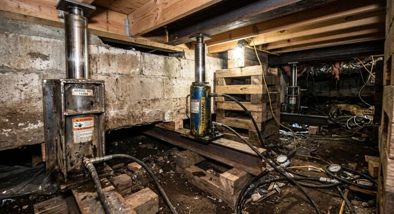 Foundation Jacking in Herndon, VA