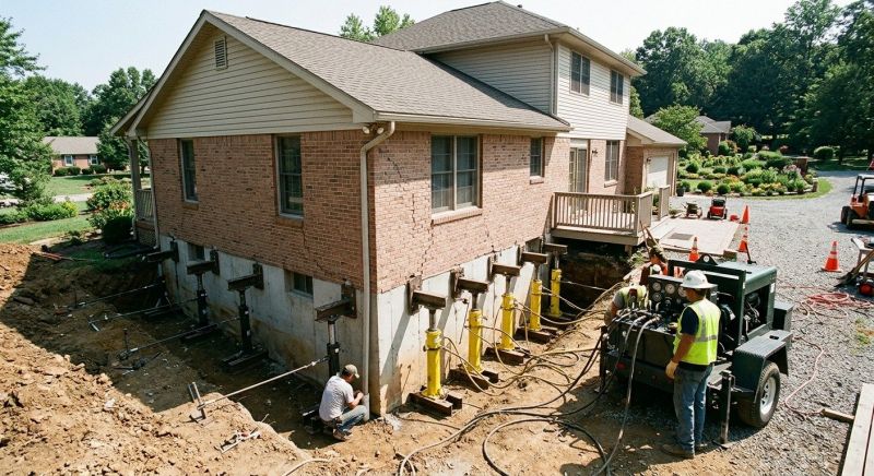 Foundation Jacking in Oakton, VA