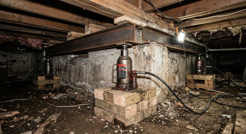 Foundation Jacking in Remington, VA