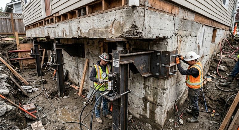 Foundation Lifting in Bristow, VA