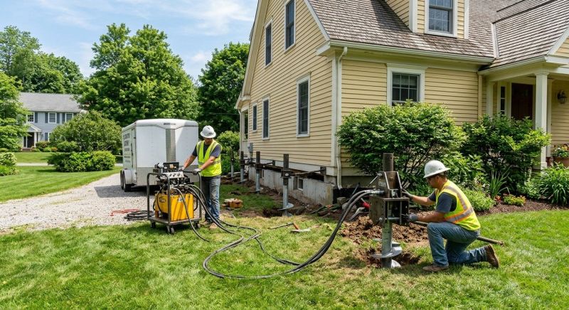 Foundation Lifting in Centreville, VA