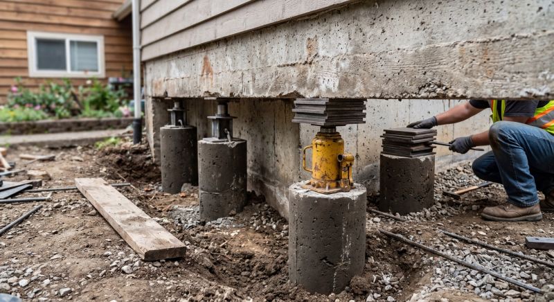 Foundation Pier Leveling in Gainesville, VA