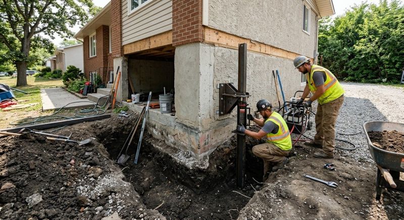 Foundation Pier Repair in Gainesville, VA