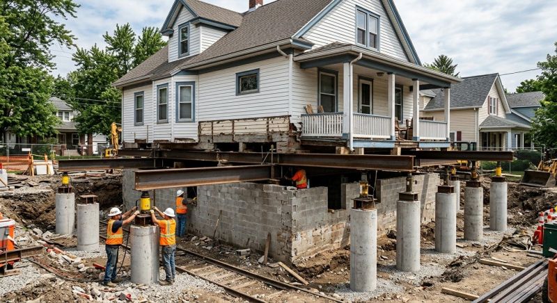 Foundation Raising in Marshall, VA