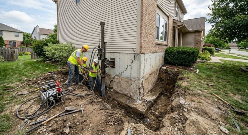 Foundation Stabilizing in Reston, VA