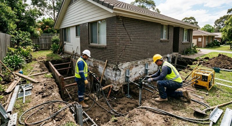 Foundation Stabilizing in Sterling, VA
