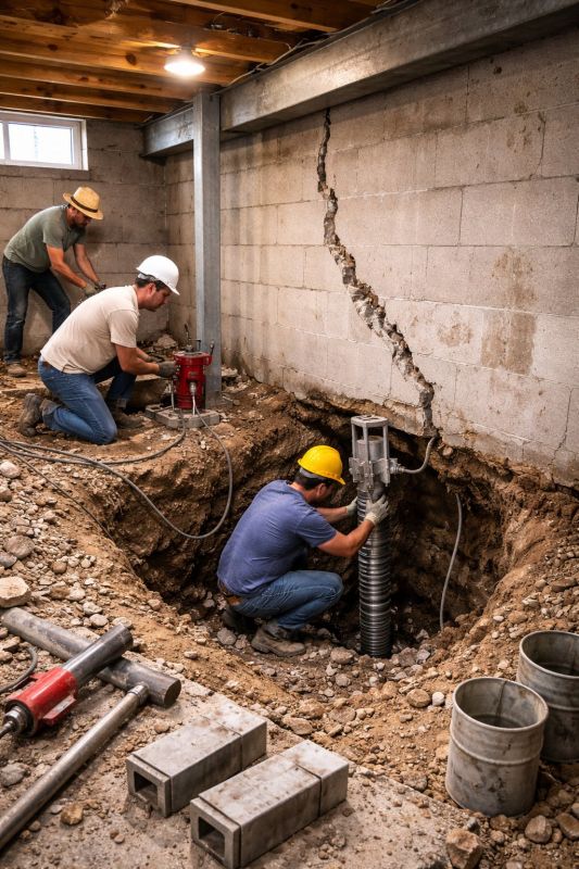Foundation Structural Repair in Haymarket, VA
