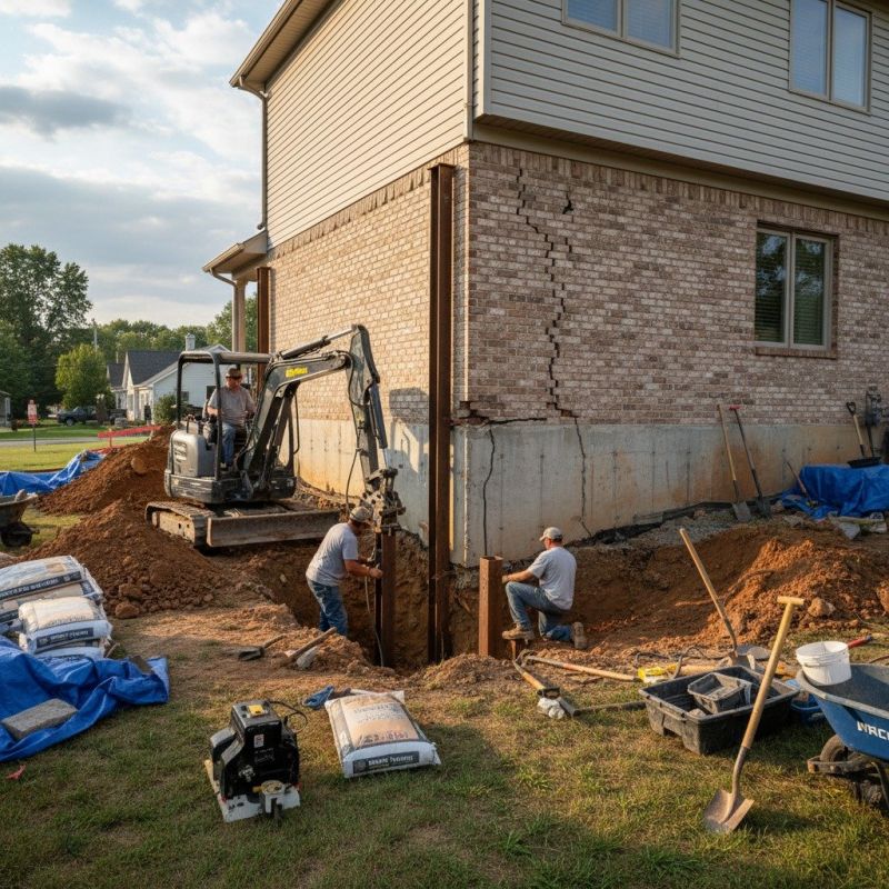 Foundation Structural Repair in Round Hill, VA