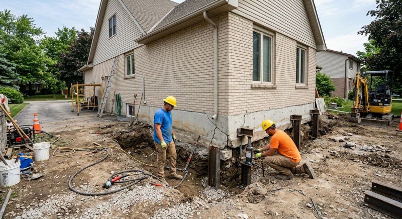Helical Pile Installation in Gainesville, VA