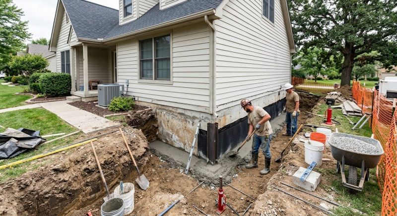 House Foundation Repair in Dumfries, VA