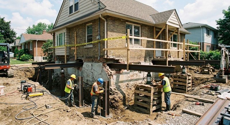 House Foundation Repair in Hamilton, VA