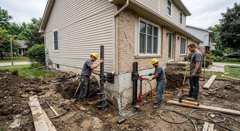 House Foundation Repair in Loudoun County, VA