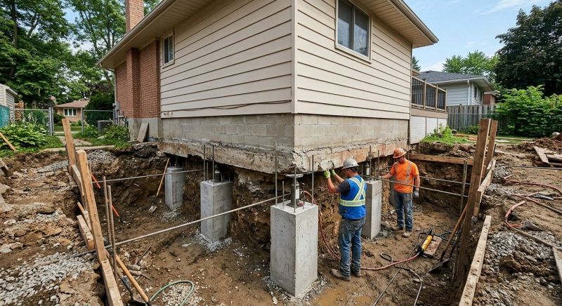 House Underpinning in Gainesville, VA