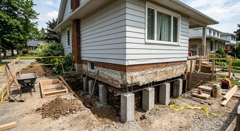 House Underpinning in Gainesville, VA