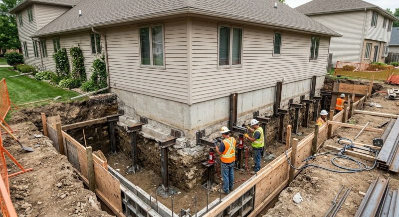 House Underpinning in Gainesville, VA