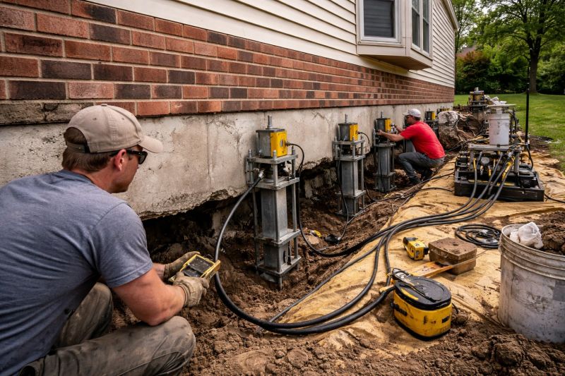 Settling Foundation Service in Warrenton, VA