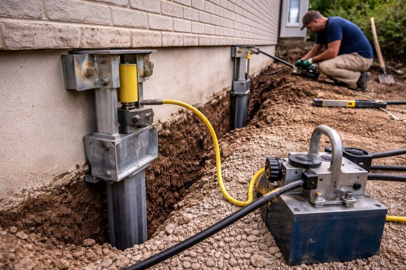 Sinking Foundation Repair in Ashburn, VA