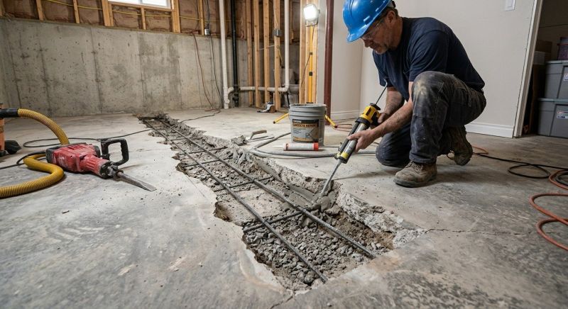 Slab Foundation Repair in Gainesville, VA